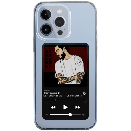 TPU чехол Music style для Apple iPhone 13 Pro Max (6.7'') З малюнком (24640)