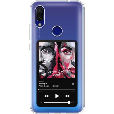 TPU чехол Music style для Xiaomi Redmi 7 С рисунком (25341)