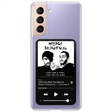 TPU чехол Music style для Samsung Galaxy S21 С рисунком (25758)