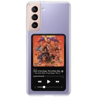 TPU чехол Music style для Samsung Galaxy S21 FE З малюнком (25763)