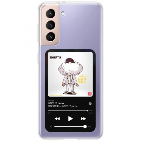 TPU чехол Music style для Samsung Galaxy S21 FE С рисунком (25769)