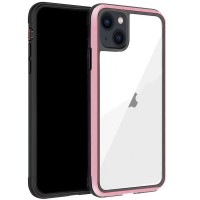 Чехол PC+TPU+Metal K-DOO Ares для Apple iPhone 13 (6.1'') Рожевий (28365)