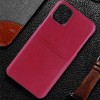 Кожаная накладка G-Case Cardcool Series для Apple iPhone 13 (6.1'') Красный (28384)