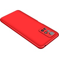 Пластиковая накладка GKK LikGus 360 градусов (opp) для Xiaomi Redmi 10 / Note 11 4G Красный (27621)