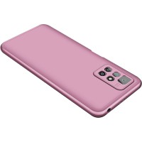 Пластиковая накладка GKK LikGus 360 градусов (opp) для Xiaomi Redmi 10 / Note 11 4G Розовый (27622)
