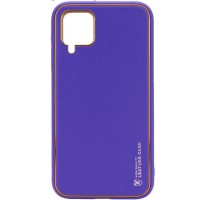 Кожаный чехол Xshield для Samsung Galaxy A22 4G Фіолетовий (28277)