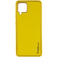 Кожаный чехол Xshield для Samsung Galaxy A22 4G Жовтий (28159)