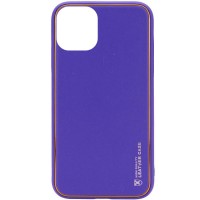 Кожаный чехол Xshield для Xiaomi Mi 11 Lite Фиолетовый (28278)