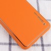 Кожаный чехол Xshield для Xiaomi Mi 11 Lite Оранжевый (28173)