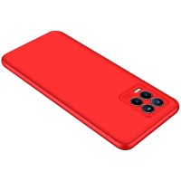 Пластиковая накладка GKK LikGus 360 градусов (opp) для Realme 8 / 8 Pro Красный (27628)
