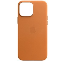 Кожаный чехол Leather Case (AAA) для Apple iPhone 13 mini (5.4'') Коричневий (28190)