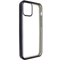 Прозрачный силиконовый чехол глянцевая окантовка Full Camera для Apple iPhone 13 mini (5.4'') Чорний (27349)