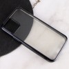 Прозрачный силиконовый чехол глянцевая окантовка Full Camera для Apple iPhone 13 (6.1'') Чорний (27344)