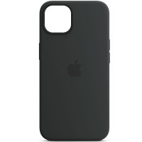 Чехол Silicone case (AAA) full with Magsafe and Animation для Apple iPhone 13 (6.1'') Черный (29586)