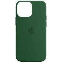 Чехол Silicone case (AAA) full with Magsafe and Animation для Apple iPhone 13 Pro (6.1'') Зелений (29683)