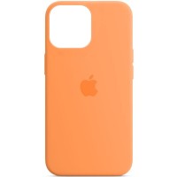 Чехол Silicone case (AAA) full with Magsafe and Animation для Apple iPhone 13 Pro Max (6.7'') Помаранчевий (29686)