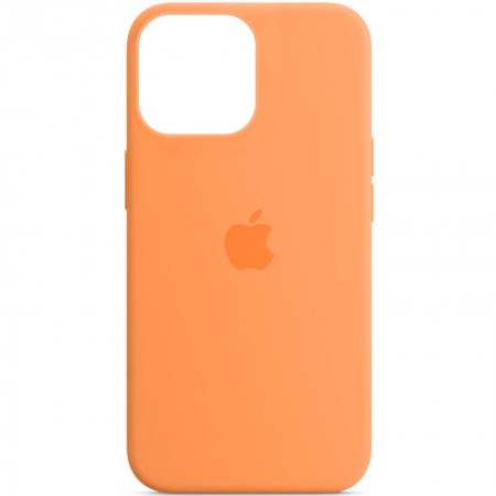 Чехол Silicone case (AAA) full with Magsafe and Animation для Apple iPhone 13 Pro Max (6.7'') Оранжевый (29686)