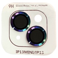 Захисне скло Metal Classic на камеру (в упак.) для Apple iPhone 13 mini / 13 Сріблястий (33326)