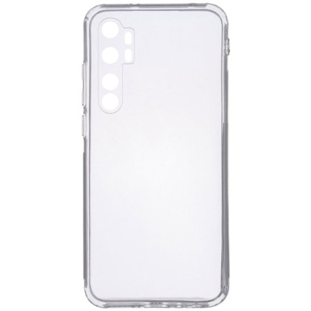 TPU чехол Epic Transparent 1,5mm Full Camera для Xiaomi Mi Note 10 Lite Белый (30105)