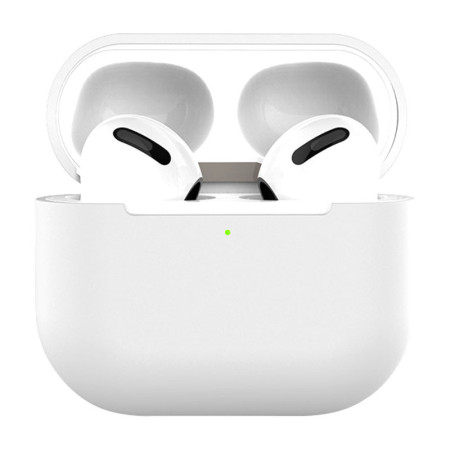 Силіконовий футляр для навушників AirPods 3 Білий (33329)