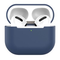 Силіконовий футляр для навушників AirPods 3 Синий (33333)