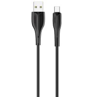Дата кабель Usams US-SJ372 U-38 USB to Type-C 2A (1m) Чорний (27664)