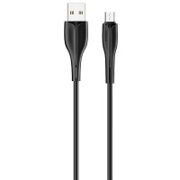 Дата кабель Usams US-SJ373 U-38 USB to MicroUSB 2A (1m) Чорний (27662)