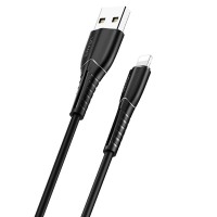 Дата кабель Usams US-SJ364 U35 USB to Lightning 2A (1m) Чорний (37719)