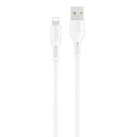 Дата кабель USAMS US-SJ500 U68 USB to Lightning (1m) Білий (27675)