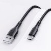 Дата кабель USAMS US-SJ501 U68 USB to Type-C (1m) Чорний (27676)