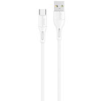 Дата кабель USAMS US-SJ501 U68 USB to Type-C (1m) Белый (37721)