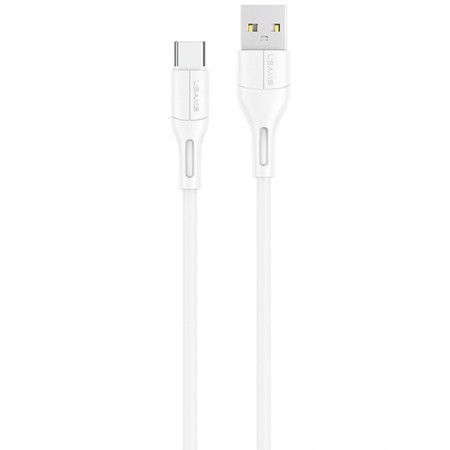 Дата кабель USAMS US-SJ501 U68 USB to Type-C (1m) Білий (37721)
