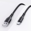 Дата кабель USAMS US-SJ502 U68 USB to MicroUSB (1m) Чорний (37722)