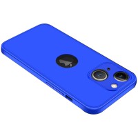 Пластиковая накладка GKK LikGus 360 градусов (opp) для Apple iPhone 13 (6.1'') Синій (28247)
