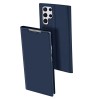 Чехол-книжка Dux Ducis с карманом для визиток для Samsung Galaxy S22 Ultra Синий (27702)