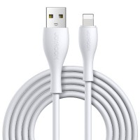 Дата кабель Joyroom S-1030M8 USB to Lightning 2.4A (1m) Білий (27718)