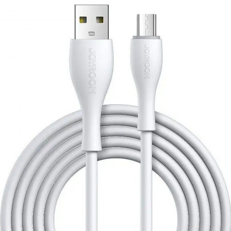 Дата кабель Joyroom S-1030M8 USB to MicroUSB 2.4A (1m) Білий (27719)