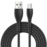 Дата кабель Joyroom S-1030M8 USB to MicroUSB 2.4A (1m) Черный (27720)