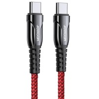 Дата кабель Joyroom S-1230K1 Type-C to Type-C 60W (1.2m) Красный (27726)