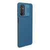 Карбоновая накладка Nillkin Camshield (шторка на камеру) для Samsung Galaxy M52 Синий (31450)