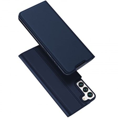 Чехол-книжка Dux Ducis с карманом для визиток для Samsung Galaxy S22+ Синий (28623)