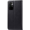 Кожаный чехол книжка GETMAN Gallant (PU) для Xiaomi Poco M4 Pro 5G Черный (29176)