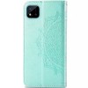 Кожаный чехол (книжка) Art Case с визитницей для Realme C11 (2021) Бирюзовый (29177)