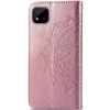 Кожаный чехол (книжка) Art Case с визитницей для Realme C11 (2021) Розовый (29178)