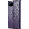 Кожаный чехол (книжка) Art Case с визитницей для Realme C11 (2021) Фіолетовий (29180)