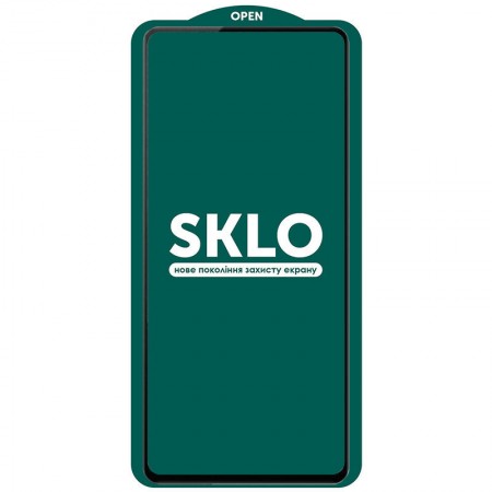 Защитное стекло SKLO 5D (full glue) (тех.пак) для Xiaomi Poco M4 Pro 5G Чорний (29187)