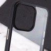 TPU+PC чехол Chrome Buttons для Apple iPhone 13 Pro Max (6.7'') Чорний (29219)