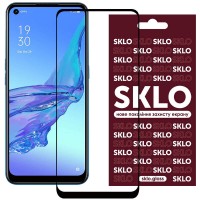 Защитное стекло SKLO 3D (full glue) для Oppo Reno 5 Lite Черный (29258)