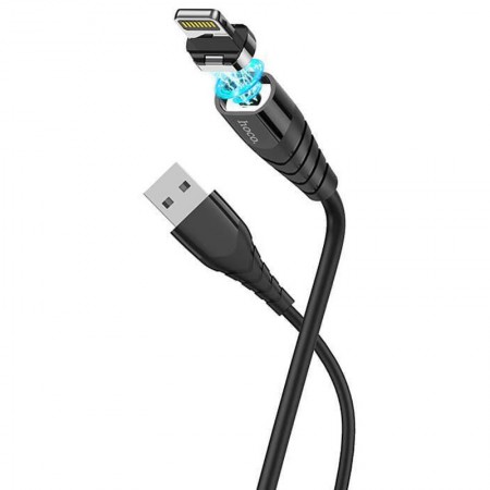 Дата кабель Hoco X63 ''Racer'' USB to Lightning (1m) Чорний (28652)