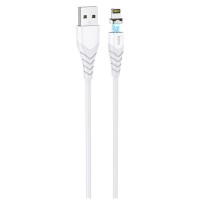 Дата кабель Hoco X63 ''Racer'' USB to Lightning (1m) Белый (30116)